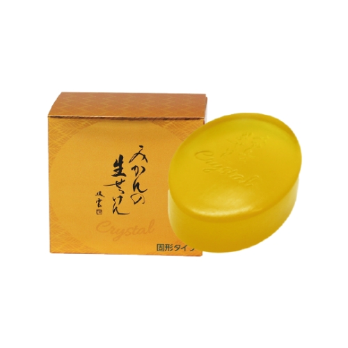 Mikakan orange raw soap solid type