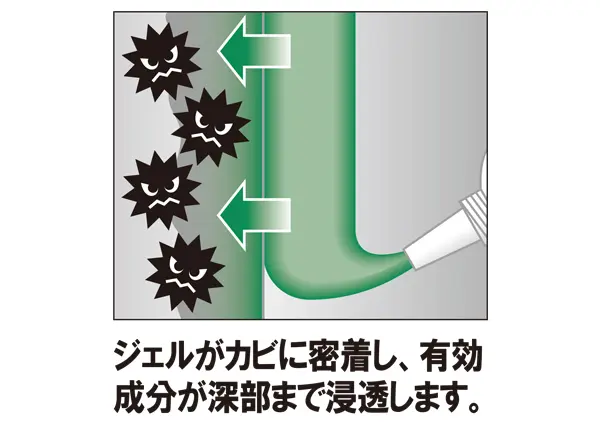 強力密着ジェルでカビ取り カビトルデスPRO 150g - UYEKI(ウエキ) 強力密着ジェルでカビ取り カビトルデスPRO 150g - UYEKI(ウエキ)